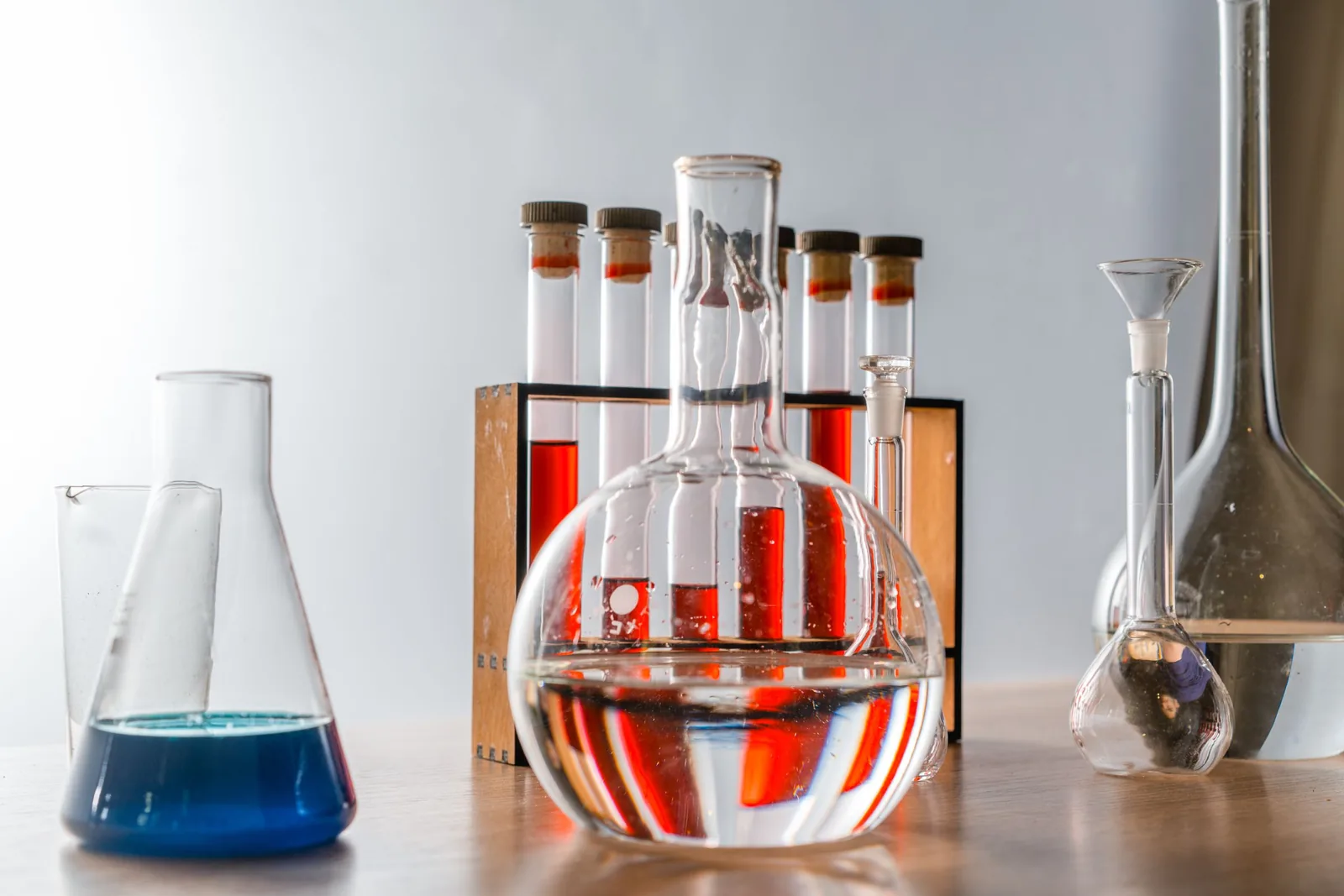 Water testing and lab glassware